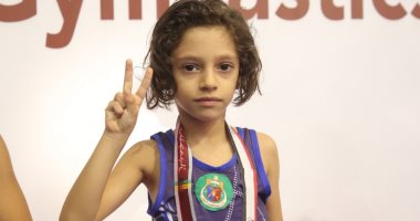 خالد وائل يتوج بالميدالية الذهبية فى كأس مصر للجمباز تحت 7 سنوات